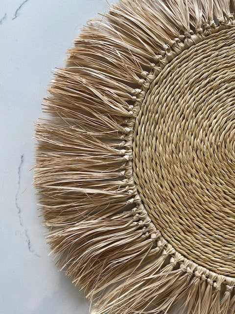 Raffia Placemats - Round