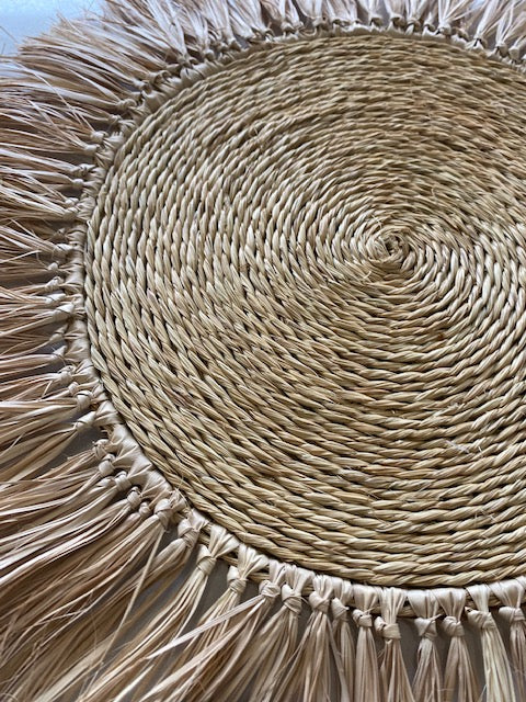 Raffia Placemats - Round