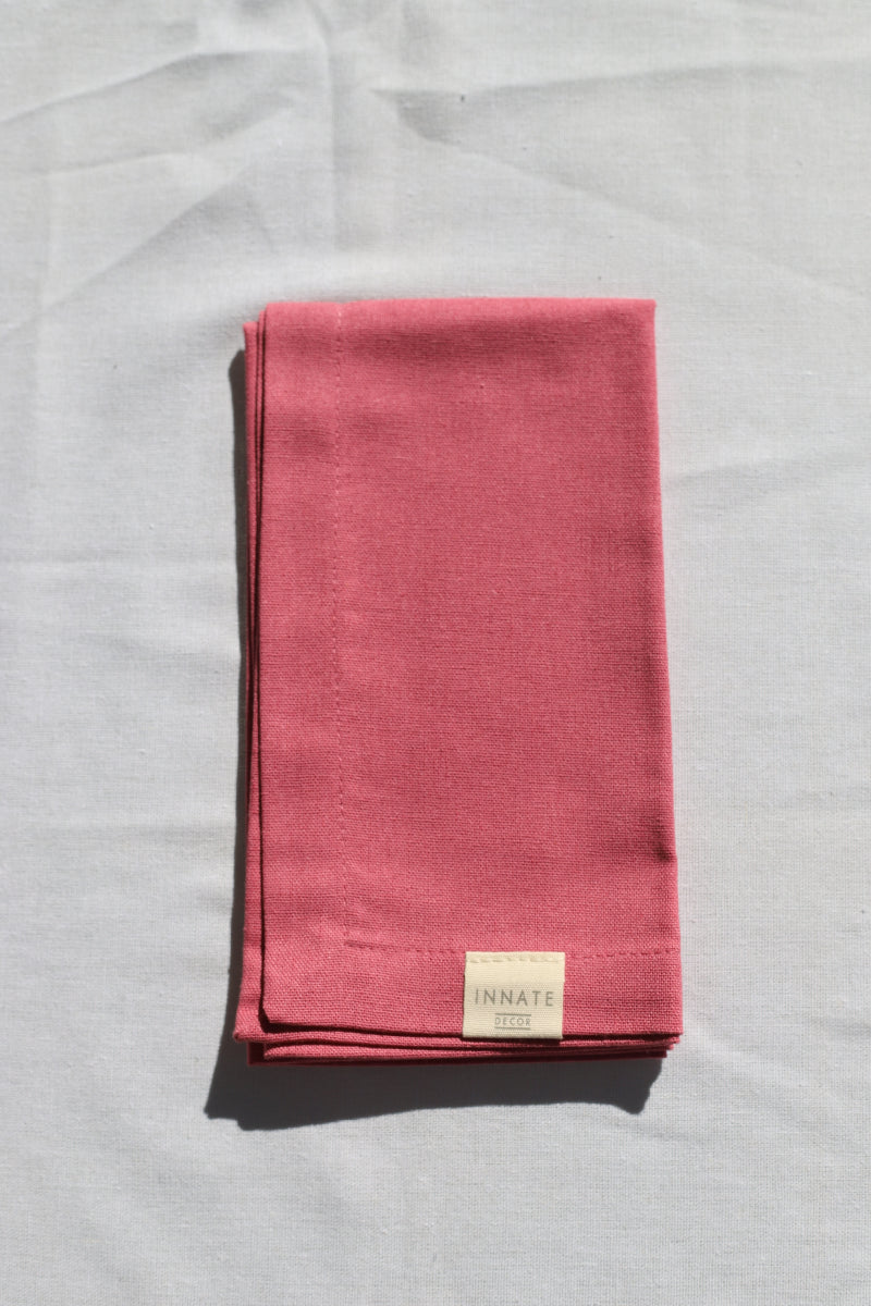 Napkin Set - Cerise